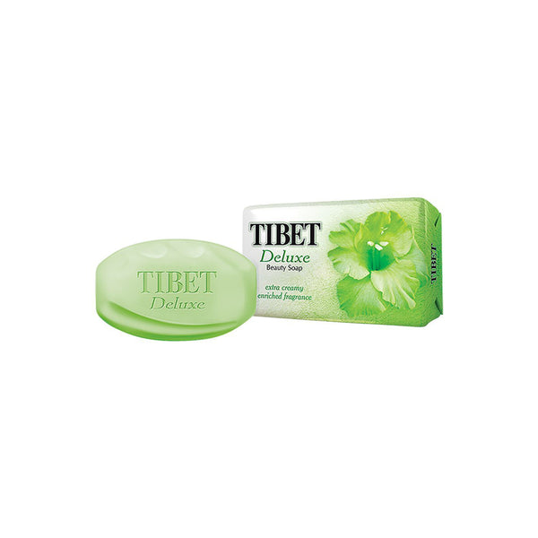 Tibet Deluxe Soap Box 125gm Green