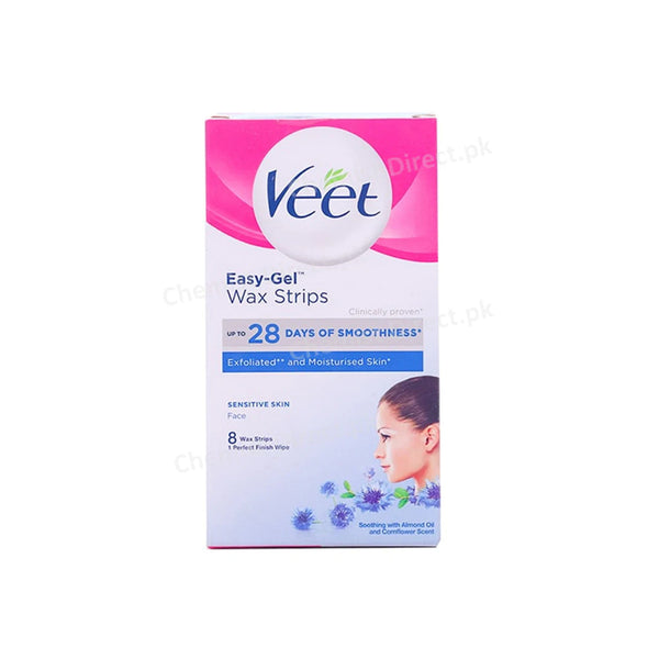 Veet Face Wax Strip Sensitive Skin 08pcs