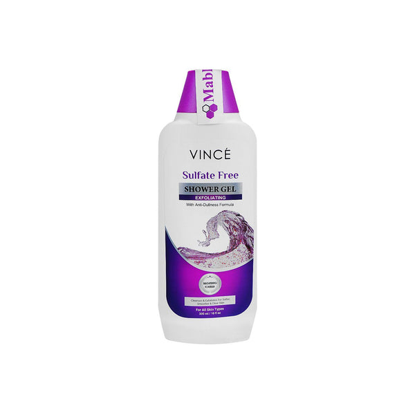 Vince Sulfate Free Shower Gel Exfoliating AntiDullness 300ml