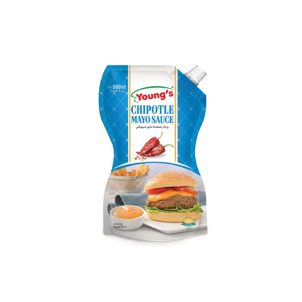 Youngs Chipotle Mayo Sauce Pouch 500gm