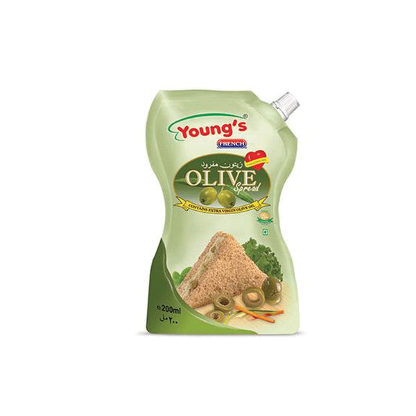 Youngs Olive Spread Pouch 200ml